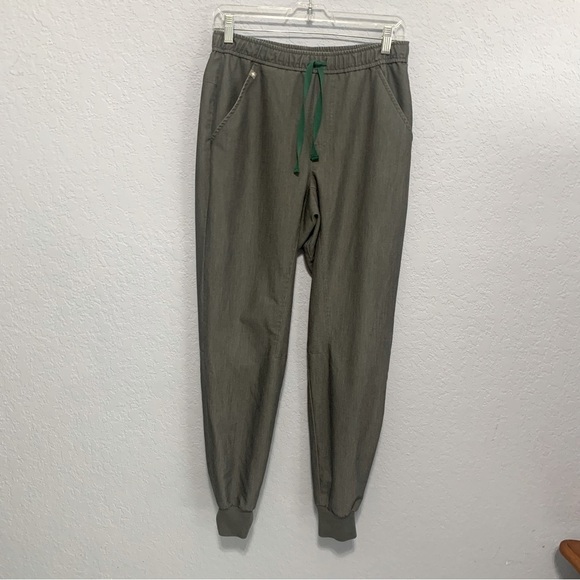 Figs Men’s Gray Drawstring Four Pocket Jogger Scrub Pants - Picture 1 of 5